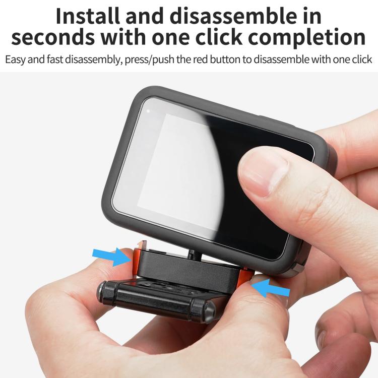 For DJI Action 5 Pro / 4 / 3 / 2 Multifunctional Magnetic Quick Release Base Bracket Expansion - free shipping - PMC TechLife - Order now!