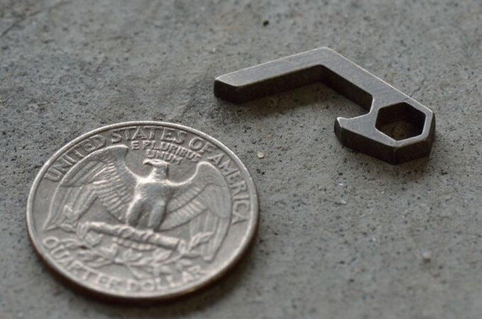 EDC Mini Lightweight Bottle Beer Opener Keyring Pocket Tool Outdoor Camp Hike Utility Gadget Titanium Alloy - Mountaineering Outfit by PMC TechLife | Online Shopping South Africa | PMC TechLife