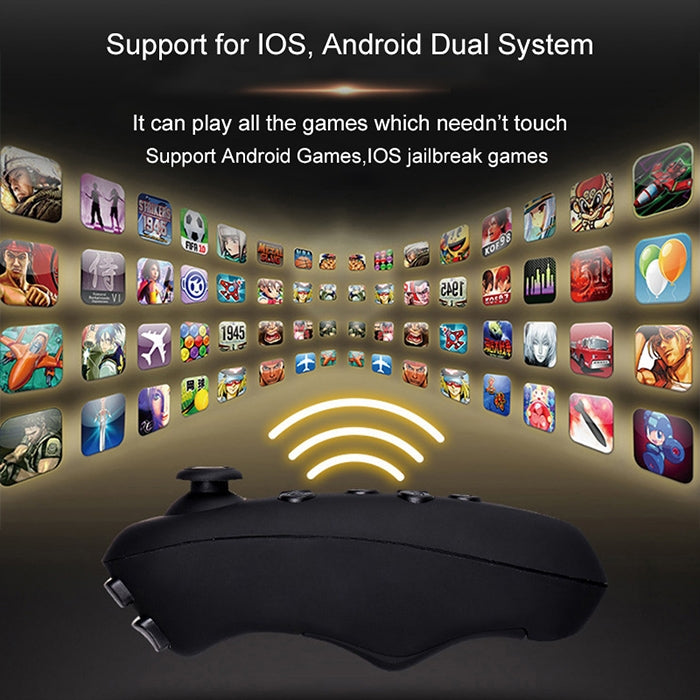 VRPARK Virtual Reality 3D VR Glasses Gamepad Game Joystick Bluetooth Remote Controller for iPhone IOS Android Smartphone Phone - VR Accessories by PMC TechLife | Online Shopping South Africa | PMC TechLife