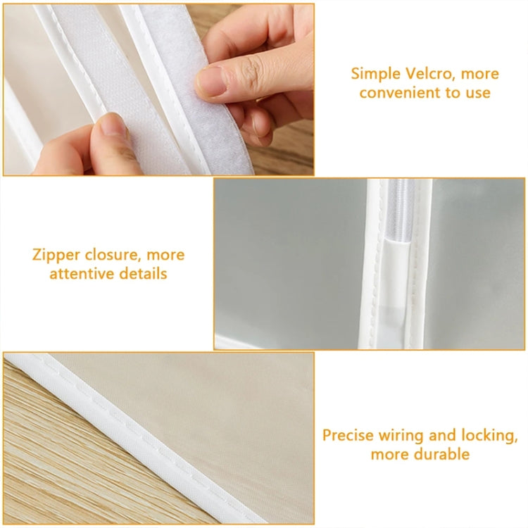 PEVA Three-dimensional Dustproof Cloth Cover Bags Hanging Storage Bag Waterproof Cover(White) - Dust Covers by PMC TechLife | Online Shopping South Africa | PMC TechLife