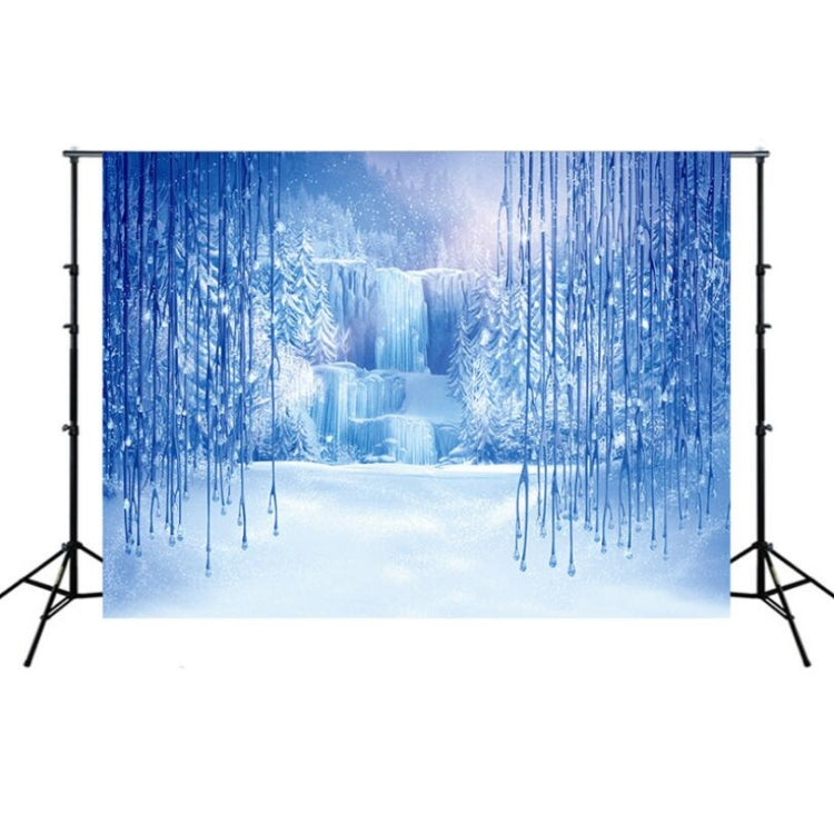 2.1m x 1.5m Frozen Party Setting Snow Photo Cloth Background - free shipping - PMC TechLife - Order now!