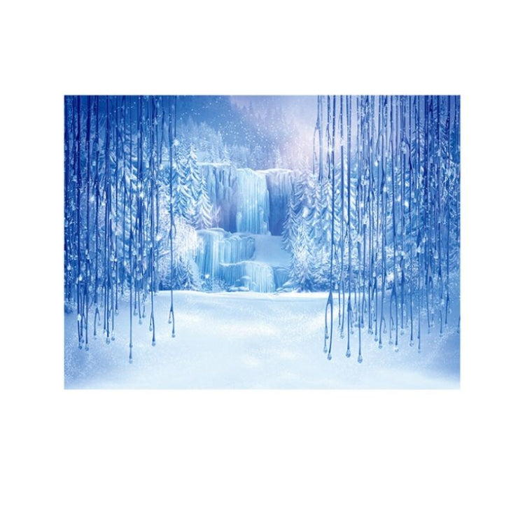 2.1m x 1.5m Frozen Party Setting Snow Photo Cloth Background - free shipping - PMC TechLife - Order now!