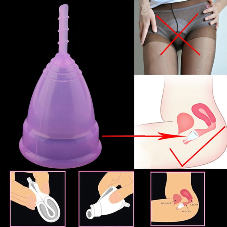 3 PCS Reusable Soft Cup Silicone Menstrual Cup(Pink) - Others by PMC TechLife | Online Shopping South Africa | PMC TechLife | Buy Now Pay Later Mobicred