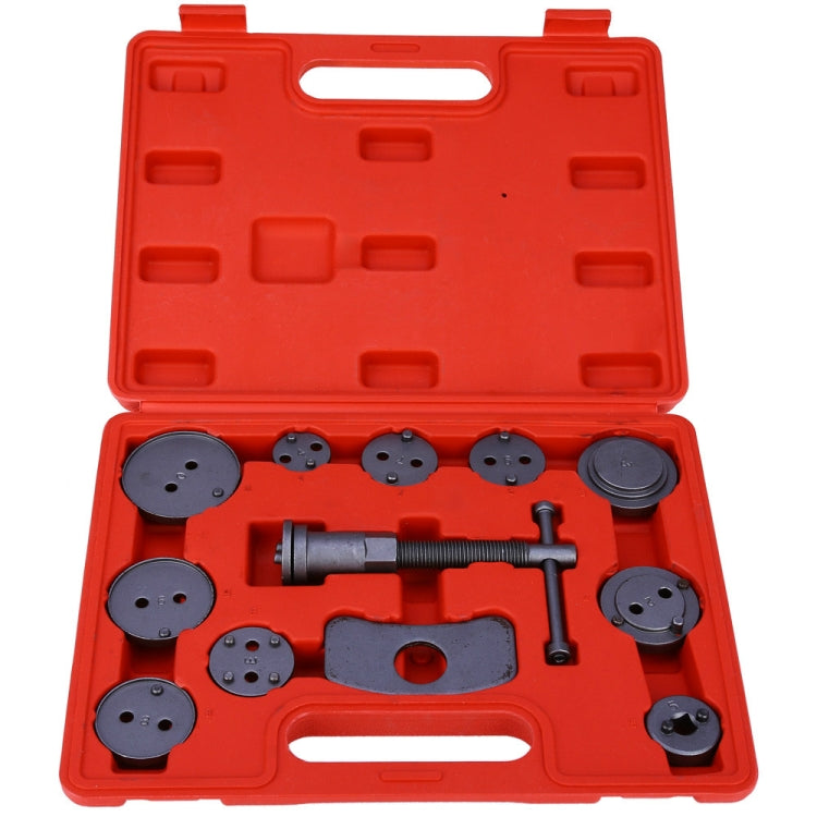 Universal Auto Car Precision Disc Brake Caliper Wind Back Tool Kit Brake Pad Brake Pump Brake Piston Car Repair Tool Kit(12 PCS Brake Air Pump) - Hand Tool Sets by PMC TechLife | Online Shopping South Africa | PMC TechLife | Buy Now Pay Later Mobicred