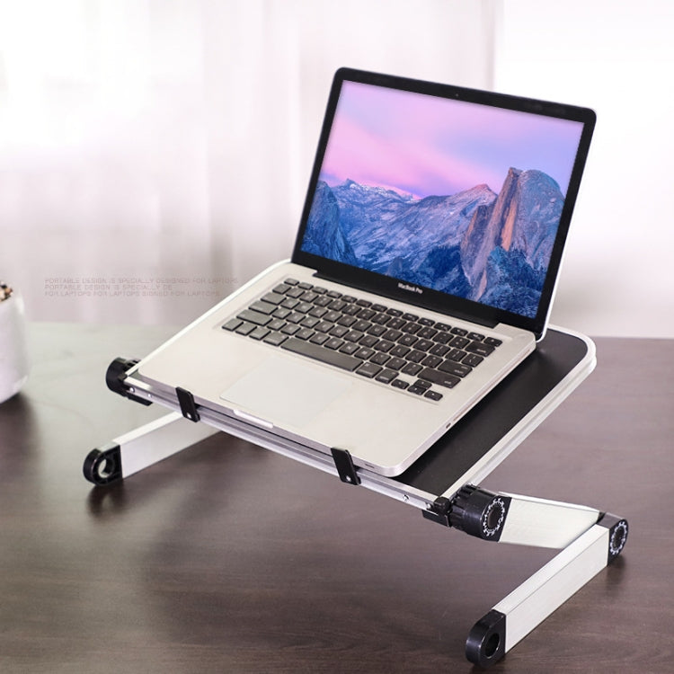 Universal 360 Degree Adjustment Folding Aluminum Alloy Laptop Stand(Black) - Laptop Stand by PMC Jewellery | Online Shopping South Africa | PMC Jewellery | Buy Now Pay Later Mobicred