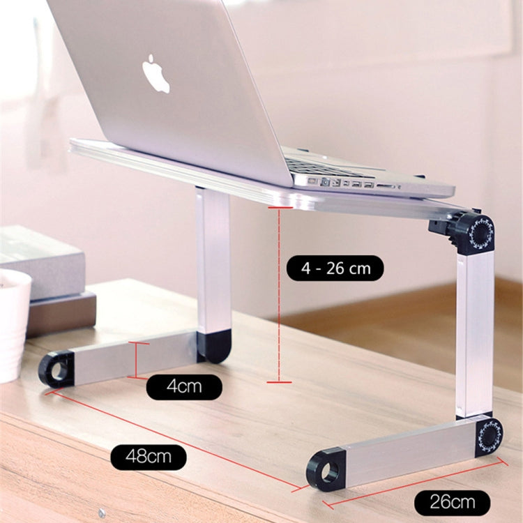 Universal 360 Degree Adjustment Folding Aluminum Alloy Laptop Stand(Black) - Laptop Stand by PMC Jewellery | Online Shopping South Africa | PMC Jewellery | Buy Now Pay Later Mobicred