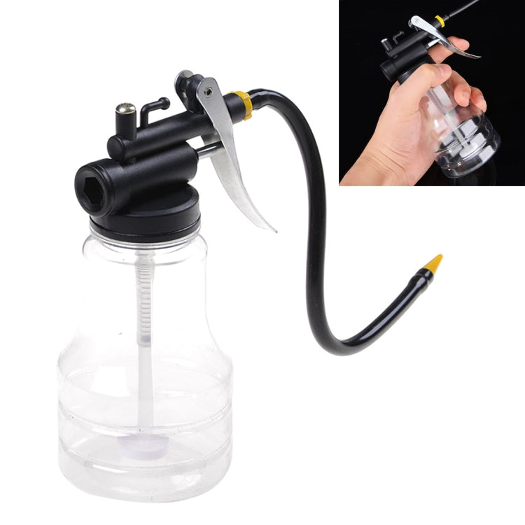 250cc Transparent High Pressure Pump Oiler Lubrication Oil Can Plastic Machine Oiler Grease 245mm Length flex Gun(Long mouth hose) - Hand Tool Sets by PMC TechLife | Online Shopping South Africa | PMC TechLife | Buy Now Pay Later Mobicred