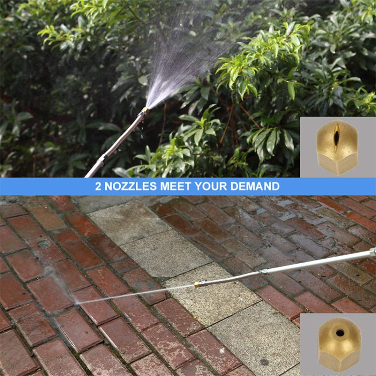 Garden Lawn Irrigation High Pressure Hose Spray Nozzle Car Wash Cleaning Tools (Black) - Watering & Irrigation by PMC TechLife | Online Shopping South Africa | PMC TechLife