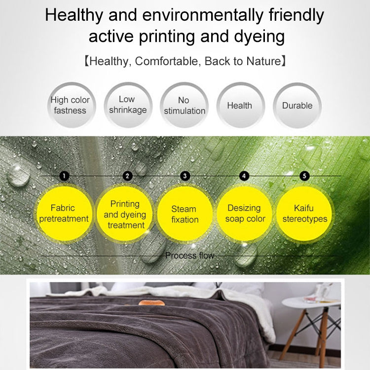 Winter Sofa Blanket Double Thick Cashmere Coral Fleece Ofice Nap Blanket, Size:1.5x2m(Silver Grey) - Bedding by PMC TechLife | Online Shopping South Africa | PMC TechLife