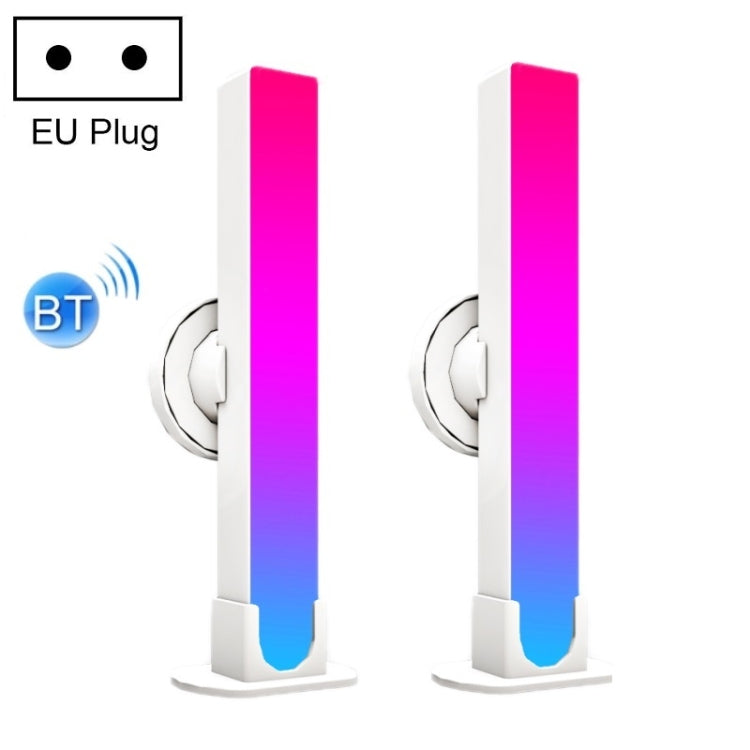 2pcs/box RGB Desktop Background Music Rhythm Pickup Ambient Light, Version: Bluetooth(EU Plug) - Novelty Lighting by PMC TechLife | Online Shopping South Africa | PMC TechLife | Buy Now Pay Later Mobicred