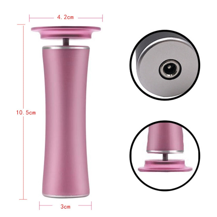 Electric Foot File Speed Adjustable Sandpaper Discs Callus Remover Pedicure Fast Remove Feet Hard Cracked Dry Dead Skin Tool, Plug Type:UK plug(Pink) - Grinding Tools & Accessories by PMC TechLife | Online Shopping South Africa | PMC TechLife | Buy Now Pay Later Mobicred