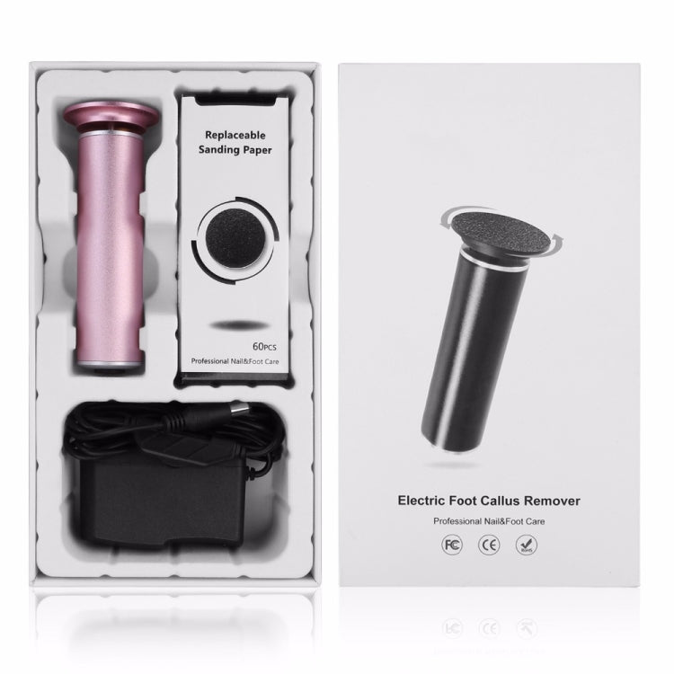 Electric Foot File Speed Adjustable Sandpaper Discs Callus Remover Pedicure Fast Remove Feet Hard Cracked Dry Dead Skin Tool, Plug Type:UK plug(Pink) - Grinding Tools & Accessories by PMC TechLife | Online Shopping South Africa | PMC TechLife | Buy Now Pay Later Mobicred