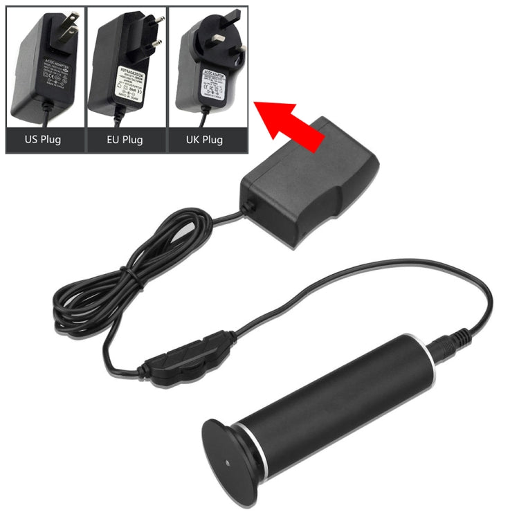 Electric Foot File Speed Adjustable Sandpaper Discs Callus Remover Pedicure Fast Remove Feet Hard Cracked Dry Dead Skin Tool, Plug Type:UK plug(Black) - free shipping - PMC TechLife - Order now!