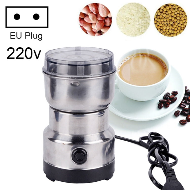 Multi-functional Coffee Grinder Stainless Electric Bean Grinder Herbal Medicine Grinding Machine, EU Plug - free shipping - PMC TechLife - Order now!