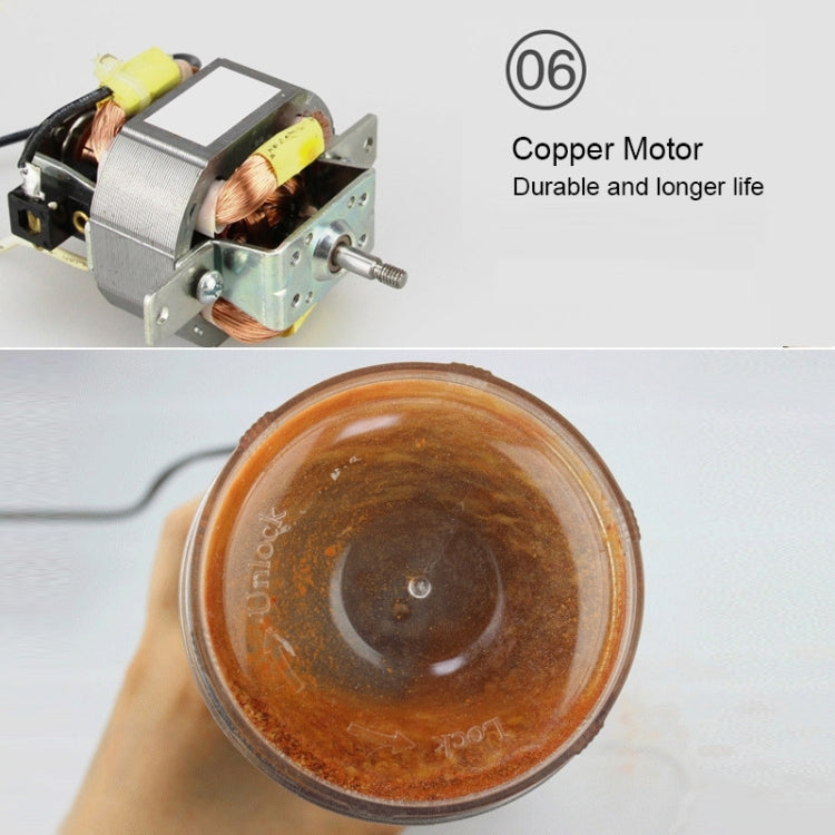 Multi-functional Coffee Grinder Stainless Electric Bean Grinder Herbal Medicine Grinding Machine, EU Plug - free shipping - PMC TechLife - Order now!