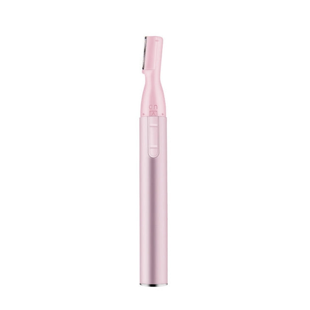 Portable Electric Eyebrow Face Hair Trimmer Micro Precision Removal Clipper Shaver Face Care Shaving Trimmers(Metal powder) - free shipping - PMC TechLife - Order now!