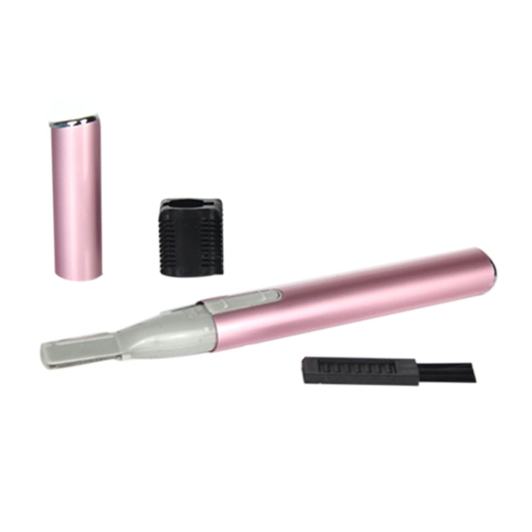 Portable Electric Eyebrow Face Hair Trimmer Micro Precision Removal Clipper Shaver Face Care Shaving Trimmers(Metal powder) - free shipping - PMC TechLife - Order now!