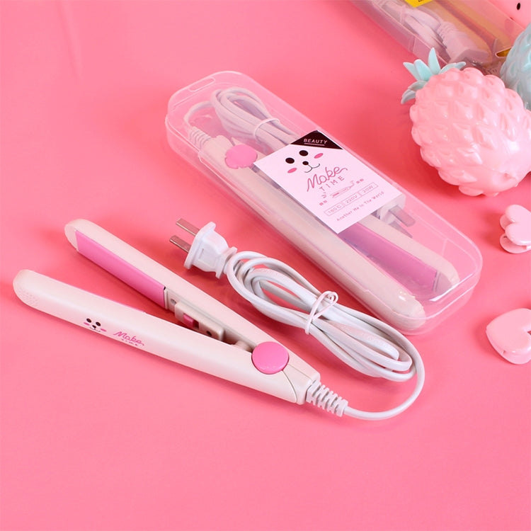 Mini Professional Hair Tools Smoothing Corrugated Travel Straightening Irons(Light Pink Rabit) - free shipping - PMC TechLife - Order now!