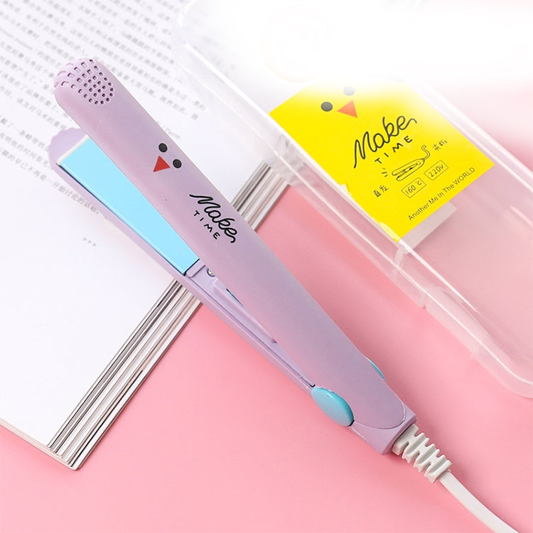 Mini Professional Hair Tools Smoothing Corrugated Travel Straightening Irons(Light Purple Duck) - free shipping - PMC TechLife - Order now!