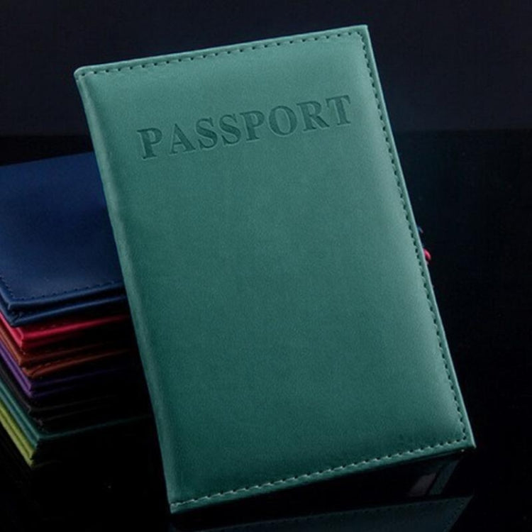Artificial Leather Travel Passport Cover(black) - Card & Passport Bags by PMC TechLife | Online Shopping South Africa | PMC TechLife