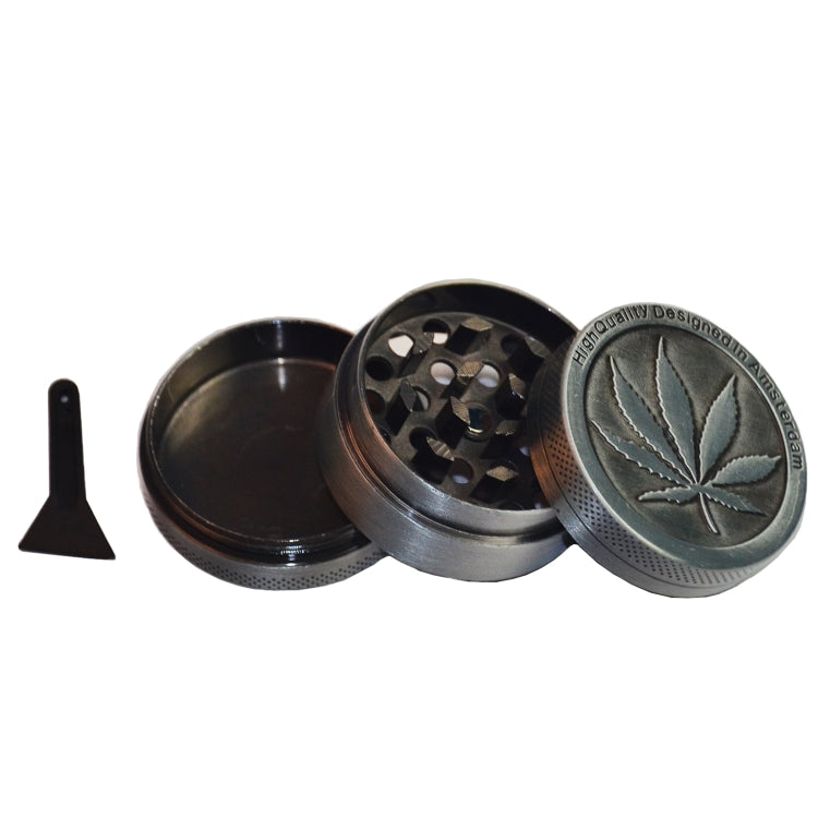 Weed Grinder Metal Stainless Steel Maple leaf Type Herbal Herb Tobacco Grinder, Size:40MM 4 laryers - Cigarette Box & Ashtrays by PMC TechLife | Online Shopping South Africa | PMC TechLife