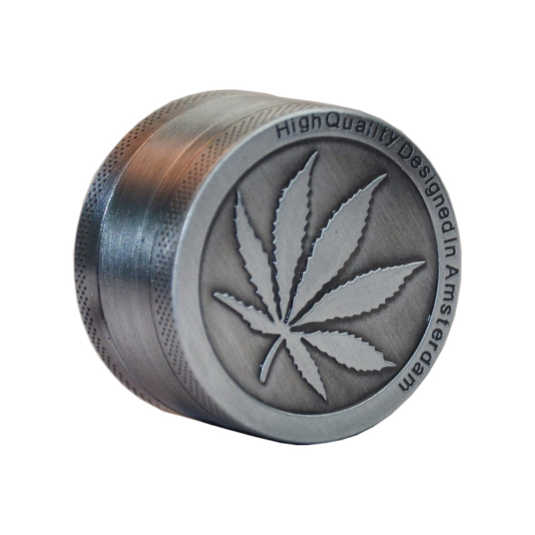 Weed Grinder Metal Stainless Steel Maple leaf Type Herbal Herb Tobacco Grinder, Size:40MM 4 laryers - Cigarette Box & Ashtrays by PMC TechLife | Online Shopping South Africa | PMC TechLife