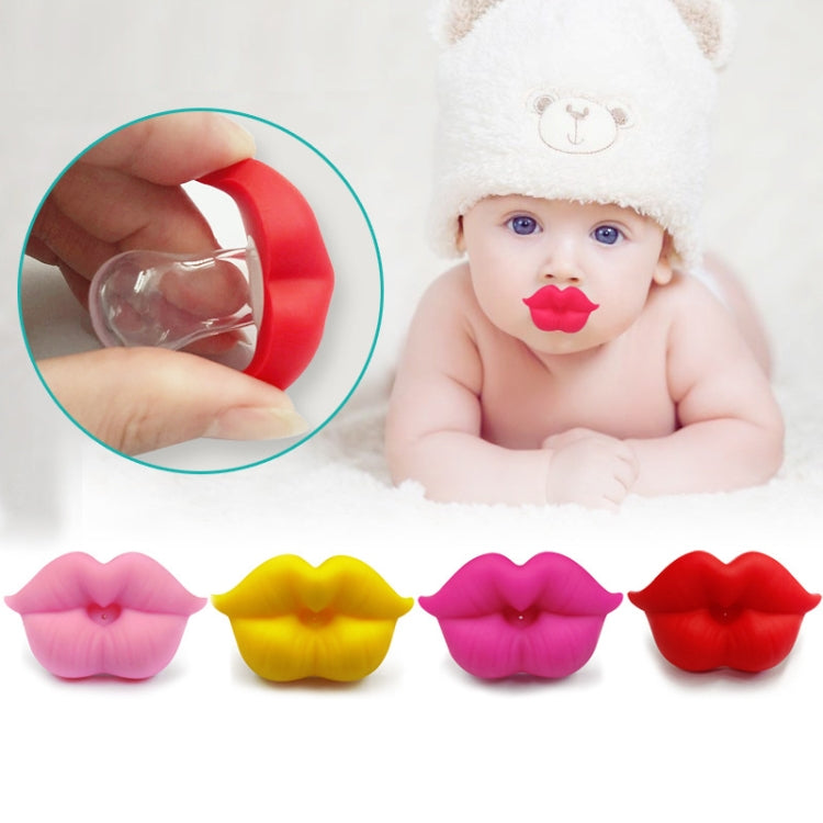 3 PCS Newborn Pacifier Red Lips Dummy Pacifiers Funny Silicone Baby Nipples Teether Soothers Pacifier(Pink) - free shipping - PMC TechLife - Order now!
