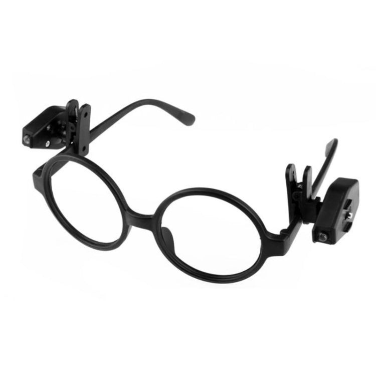 2 PCS Mini LED Flashlight Adjustable Eyeglass Clip Light Reading Ligh(Black) - Desk Lamps by PMC TechLife | Online Shopping South Africa | PMC TechLife | Buy Now Pay Later Mobicred