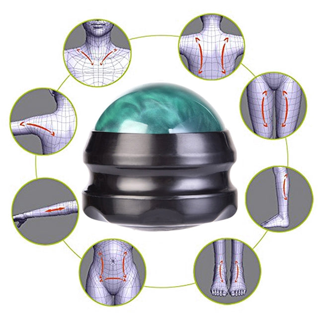 Body Therapy Foot Back Waist Hip Relaxer Massage Roller Ball(Green) - free shipping - PMC TechLife - Order now!