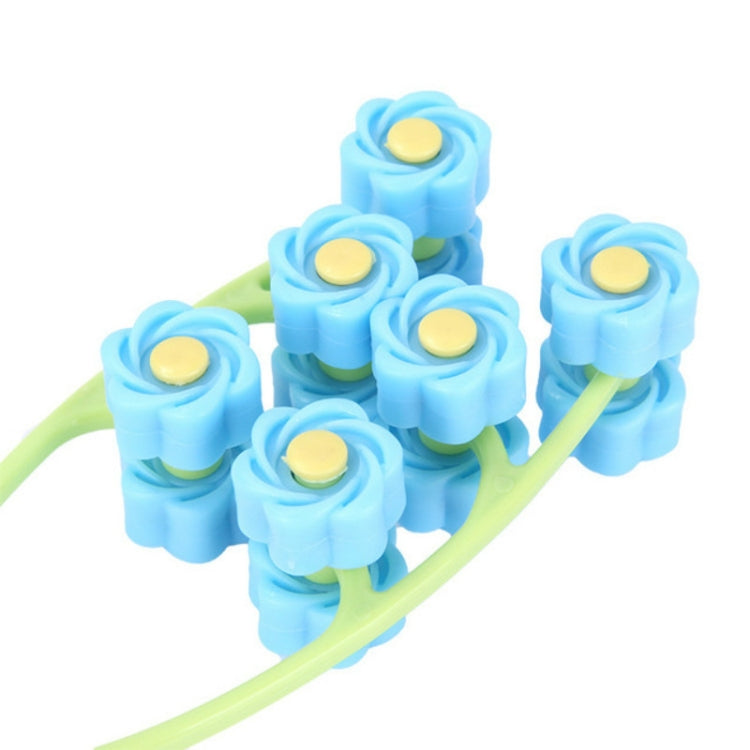 Manual Roller Face Massager Face Beauty Instrument Facial Double Chin Tool(Blue) - free shipping - PMC TechLife - Order now!
