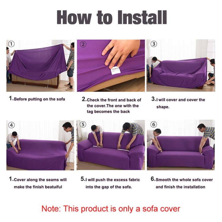 Sofa All-inclusive Universal Set Sofa Full Cover Add One Piece of  Pillow Case, Size:Two Seater(145-185cm)(Light Tan) - Sofa Covers & Chair Covers by PMC TechLife | Online Shopping South Africa | PMC TechLife