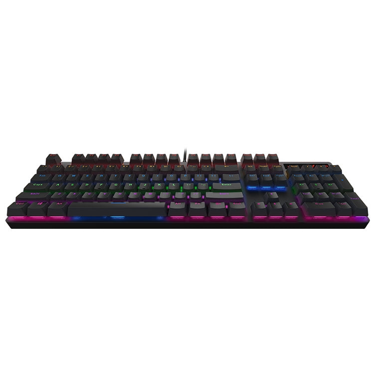 Rapoo V500 PRO Mixed Light 104 Keys Desktop Laptop Computer Game Esports Office Home Typing Wired Mechanical Keyboard(Tea Shaft) - free shipping - PMC Jewellery - Order now!