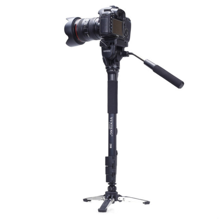 YUNTENG VCT-288RM SLR Camera Monopod Camera Support Foot Hydraulic Head Professional Photography Stand, Height: 1.48m - free shipping - PMC TechLife - Order now!