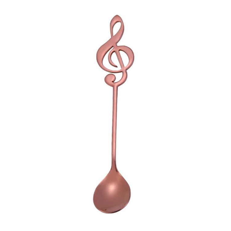 Creative Musical Note Spoon Coffee Stirring Scoop Stainless Steel Titanium Music Bar Spoon Gift Spoon(Rose Gold) - free shipping - PMC TechLife - Order now!