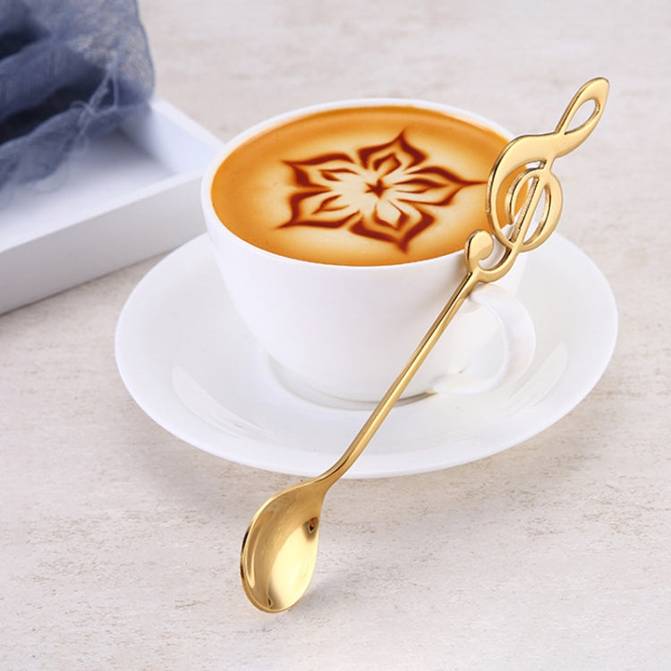 Creative Musical Note Spoon Coffee Stirring Scoop Stainless Steel Titanium Music Bar Spoon Gift Spoon(Rose Gold) - free shipping - PMC TechLife - Order now!
