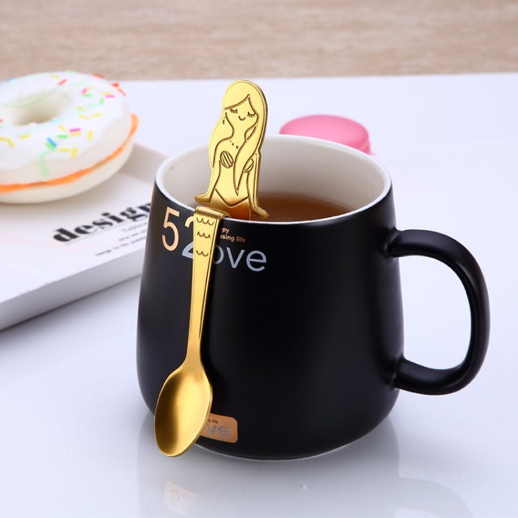 Creative Coffee Spoon Mermaid Shape Handle Spoons Flatware Drinking Tools, Color:True Color - Coffee Tools by PMC TechLife | Online Shopping South Africa | PMC TechLife