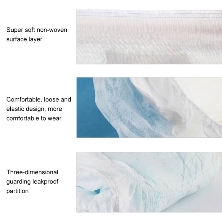 20 PCS Adult and Elderly Underpants Elastic Diapers, Size:XL - free shipping - PMC TechLife - Order now!