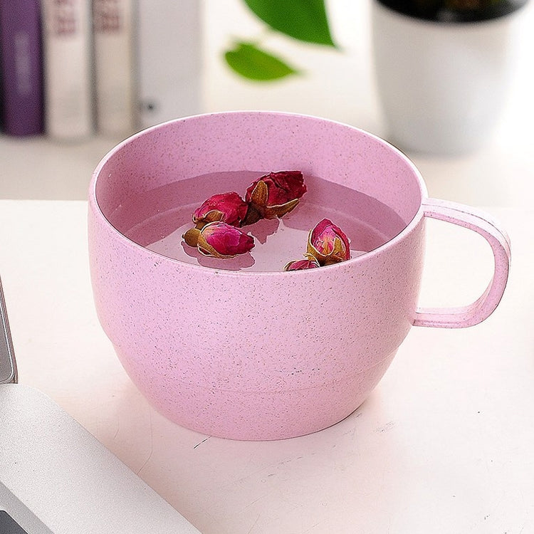 Wheat Straw Coffee Cup Tea Milk Breakfast Cups(Beige) - free shipping - PMC TechLife - Order now!