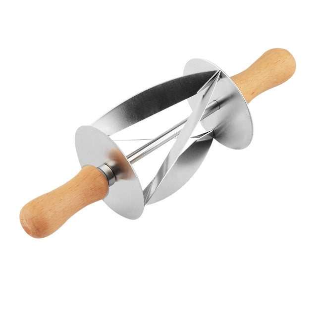 Croissant Tool Roller Stainless Steel Croissant Cutlery Croissant Knife(Silver) - free shipping - PMC TechLife - Order now!