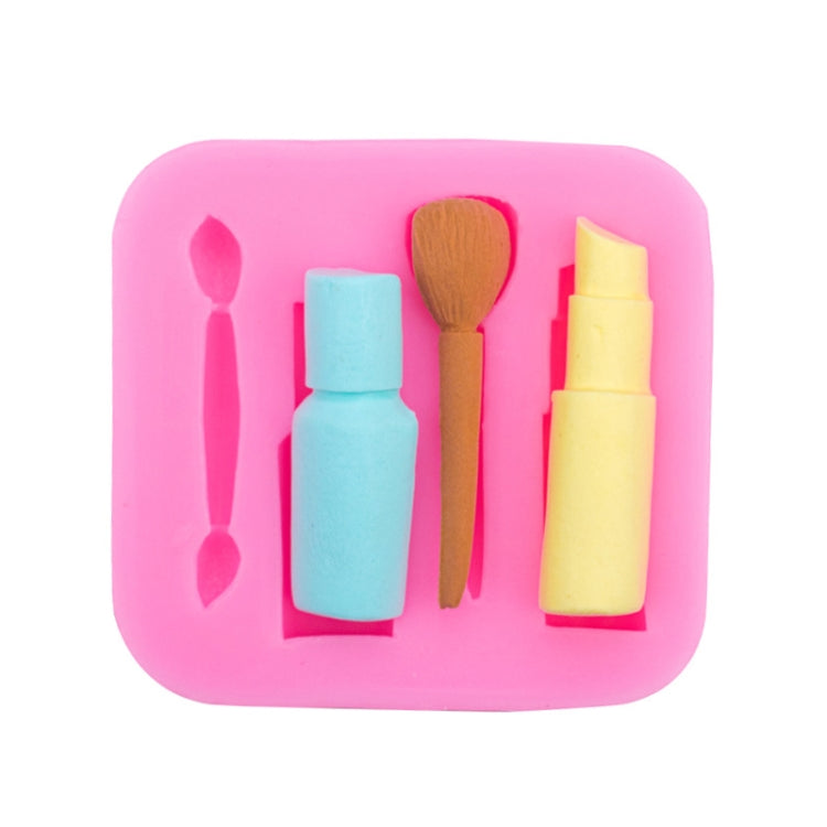 2 PCS Lipstick Eyebrow Pencil Makeup Tool Shape Silicone Fondant Cake Mold Chocolate Mold Clay Mold - Food Molds by PMC TechLife | Online Shopping South Africa | PMC TechLife