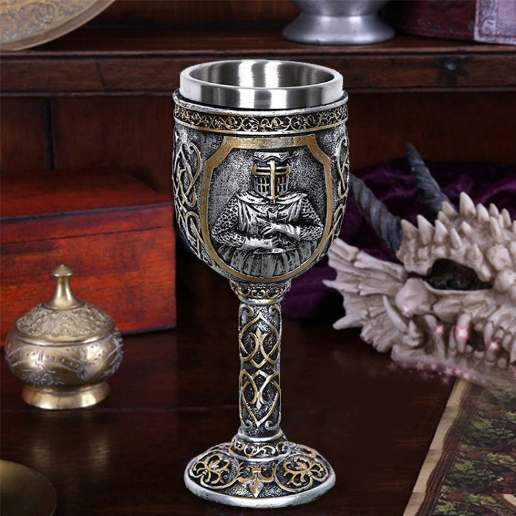 3D Viking Skull Coffee Beer Mug Skull Mug Beer Wine Drink Gift Stainless Steel Knight Decorative Cup for Men Goblet - free shipping - PMC TechLife - Order now!