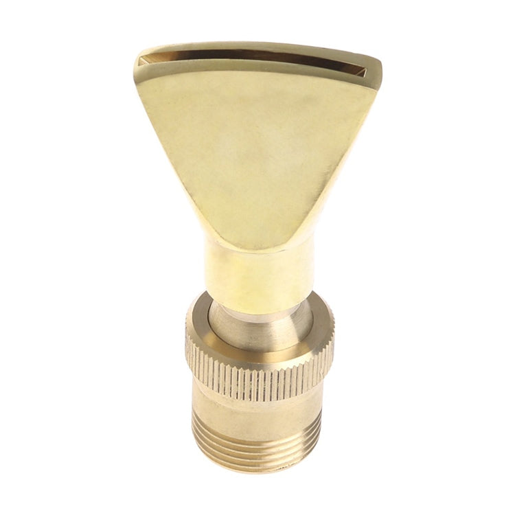 Water View Rockery Fountain All Copper Stainless Steel Adjustable Universal Fan-shaped Flat Nozzle, Size:1.5���(Brass) - Watering & Irrigation by PMc TechLife | Online Shopping South Africa | PMc TechLife | Buy Now Pay Later Mobicred