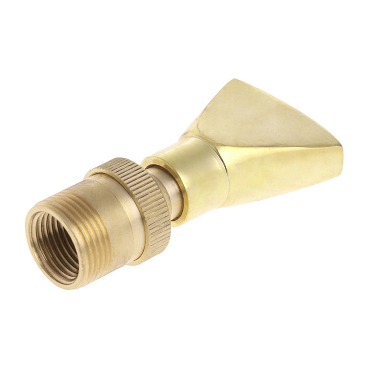Water View Rockery Fountain All Copper Stainless Steel Adjustable Universal Fan-shaped Flat Nozzle, Size:1.5���(Brass) - Watering & Irrigation by PMc TechLife | Online Shopping South Africa | PMc TechLife | Buy Now Pay Later Mobicred