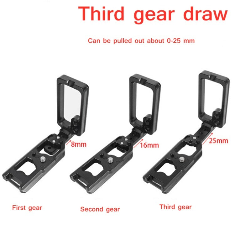 BEXIN for Nikon Z7 / Z6 Push-Pull Type Aluminum Alloy Vertical Shoot Quick Release L Plate Bracket Base Holder - free shipping - PMC TechLife - Order now!