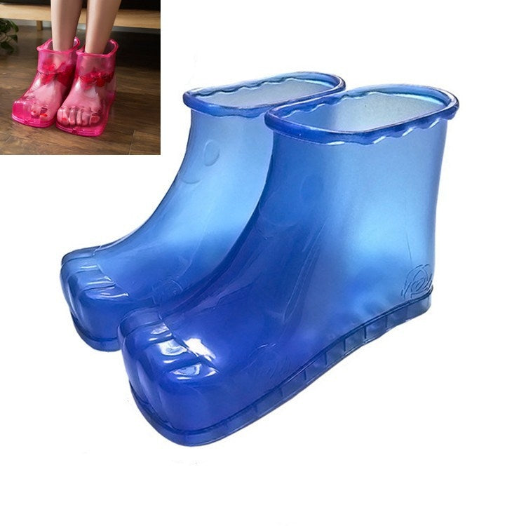 Magnet Portable Household Plastic High Tube Bubble Foot Shoes Bubble Bucket, Size:Height 16.5CM 42 Yards(Blue) - free shipping - PMC TechLife - Order now!
