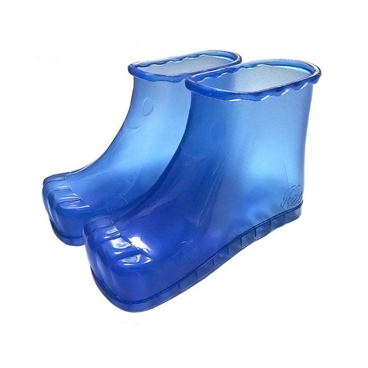 Magnet Portable Household Plastic High Tube Bubble Foot Shoes Bubble Bucket, Size:Height 16.5CM 42 Yards(Blue) - free shipping - PMC TechLife - Order now!