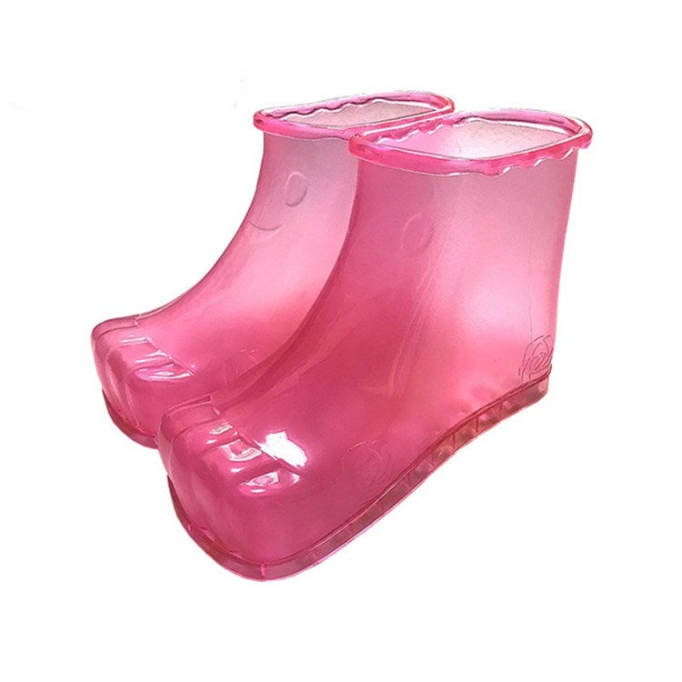 Magnet Portable Household Plastic High Tube Bubble Foot Shoes Bubble Bucket, Size:Height 16.5CM 42 Yards(Rose Red) - free shipping - PMC TechLife - Order now!