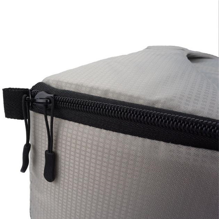Water-resistant DSLR Padded insert Case Waterproof Zipper Removable Partition Camera Bags(Light Grey) - free shipping - PMC TechLife - Order now!