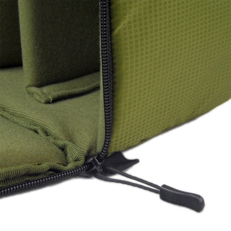 Water-resistant DSLR Padded insert Case Waterproof Zipper Removable Partition Camera Bags(Army Green) - free shipping - PMC TechLife - Order now!