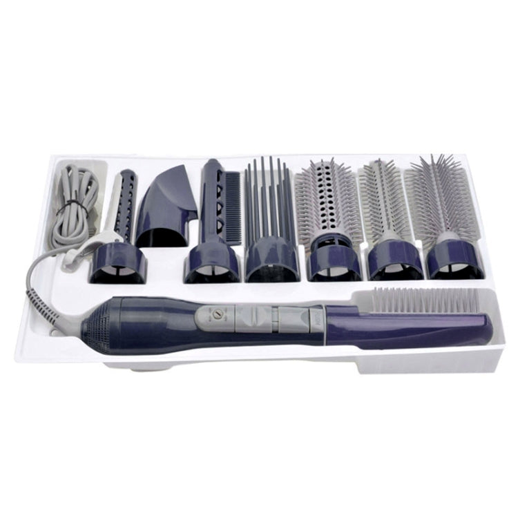 8 in 1 Professional Hair Dryer Hair Curler for Hotel Travel With Comb Powerful Hairdryer(Deep blue) - free shipping - PMC TechLife - Order now!